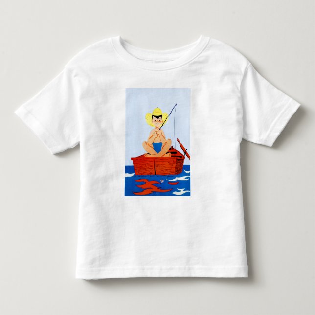 Gå och fiska t shirt (Framsida)