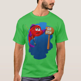 Gå och fiska t shirt