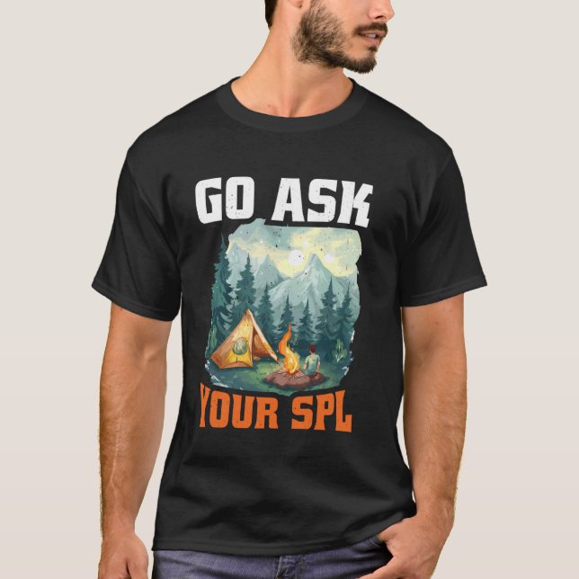 Gå och fråga din Spl — T Shirt (Framsida)
