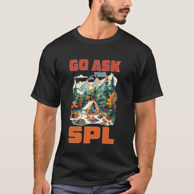 Gå och fråga din Spl - T Shirt (Framsida)