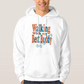 Gå och gå på hund-godiserad tröja hoodie