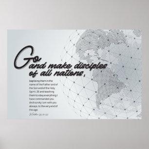Gå och gör lärdomar till alla nationer poster