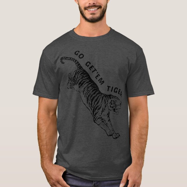 Gå och hämta Tiger Tee Sunglass på stora kattdjur (Framsida)