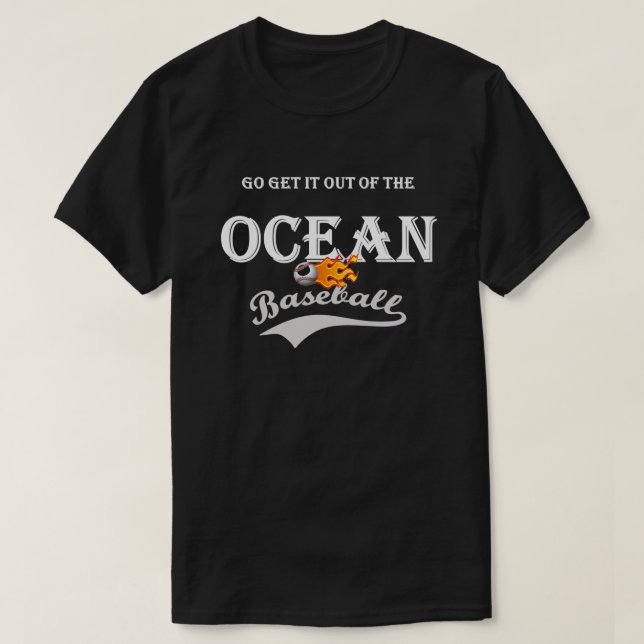 Gå och hämta ut det ur havet t shirt (Design framsida)