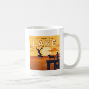 Gå och hoppa i A Sjö Kaffemugg
