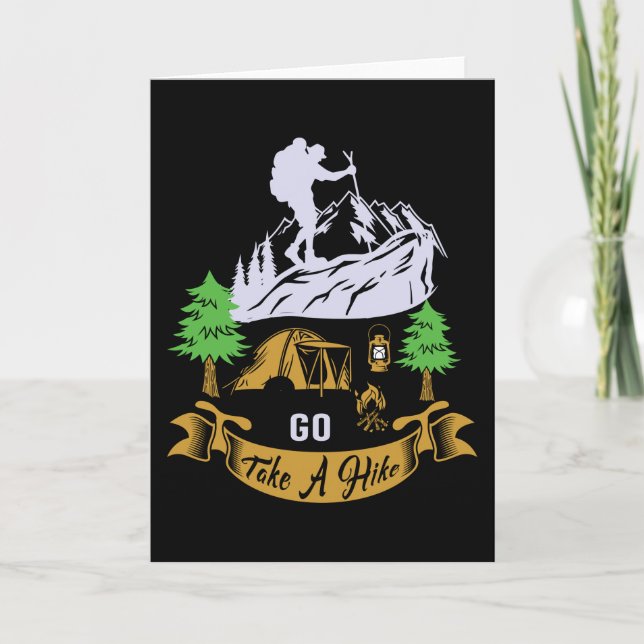 Gå och ta en Hike Kort (Framsida)