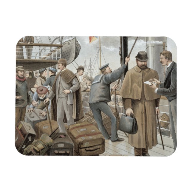 Gå ombord på Tilbury, från P & O Pencillings Magnet (Horisontell)