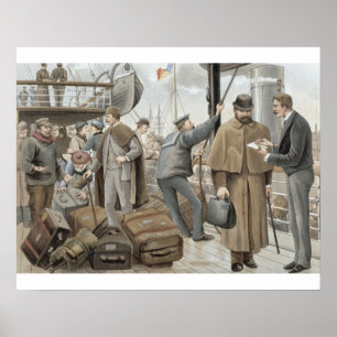 Gå ombord på tilburyen, från 'P & nollan Poster