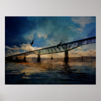 Gå över Hudson Poster