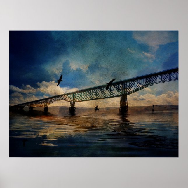 Gå över Hudson Poster (Framsidan)