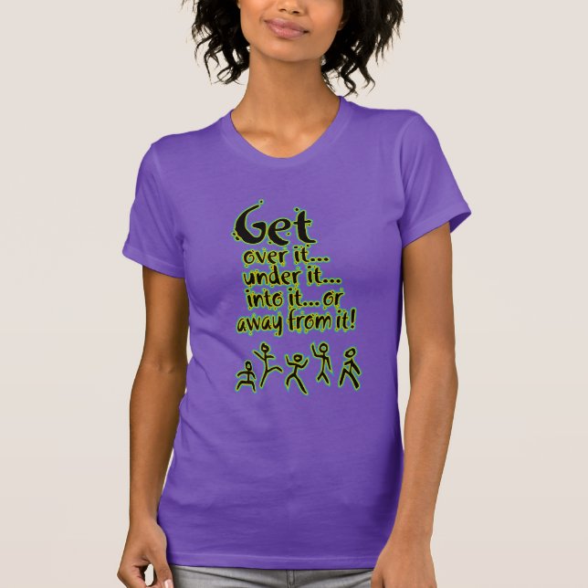 Gå över Mörk BG Tee Shirt (Framsida)