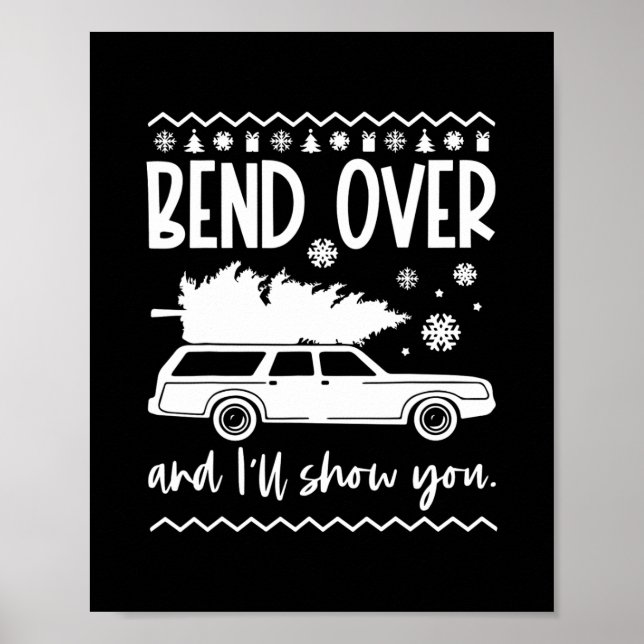 Gå över och visa dig julklapp. poster (Framsidan)