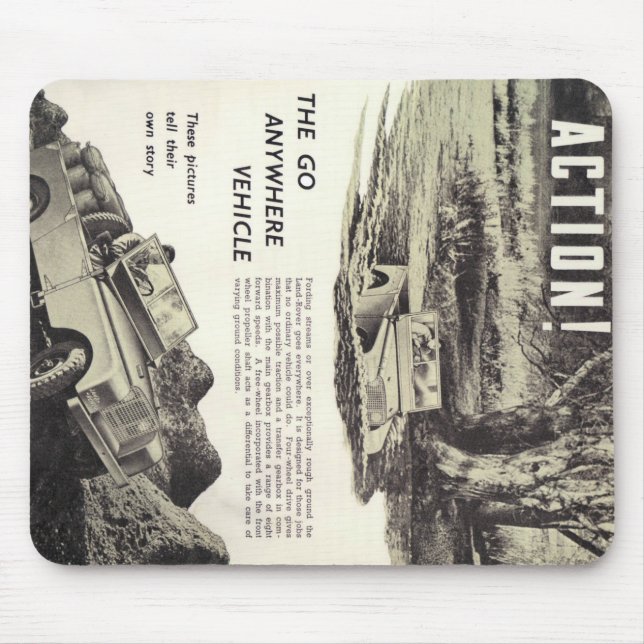 Gå överallt Fordon! Musmatta (Framsidan)