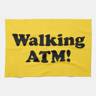Gå på ATM! Kökshandduk