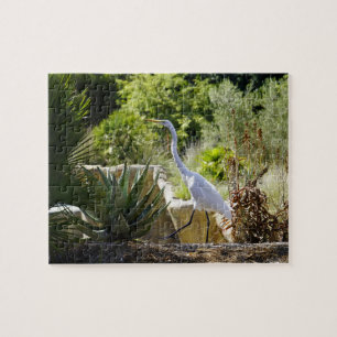 Gå på by-pussel (Underbar Egret) Pussel