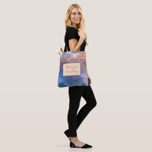 Gå på Cloud Nine Sunset Tote Bag Tygkasse