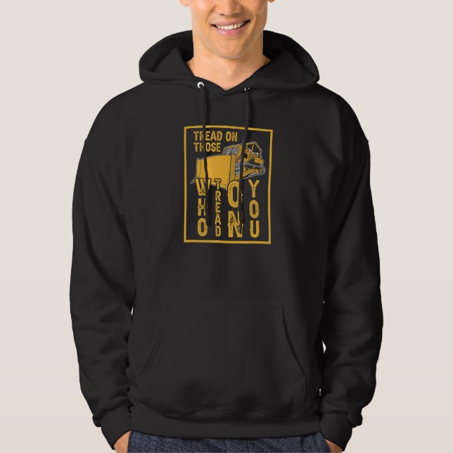Gå på dem som Går på dig Hoodie (Framsida)