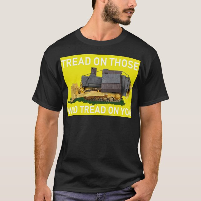gå på dem som går på dig t shirt (Framsida)