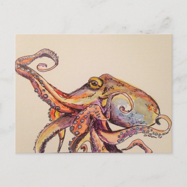 Gå på en promenad vykort (Framsida)