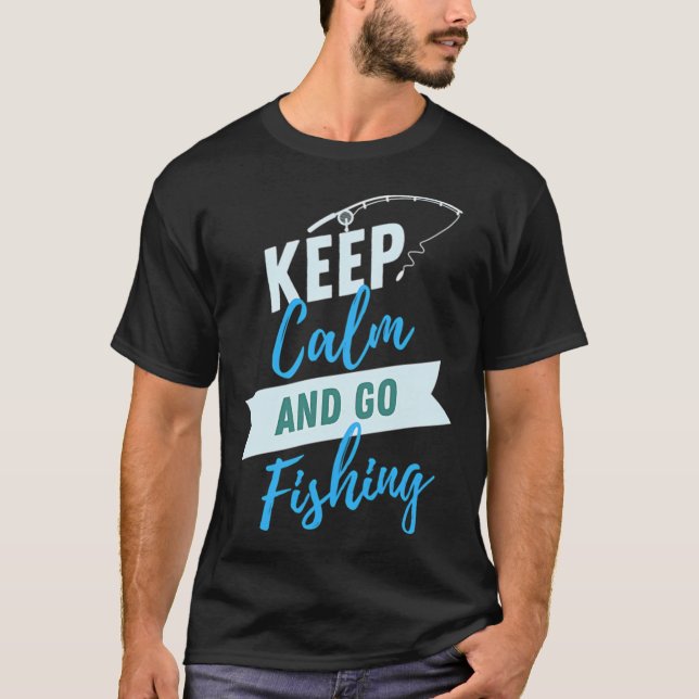 Gå på fisketur t shirt (Framsida)