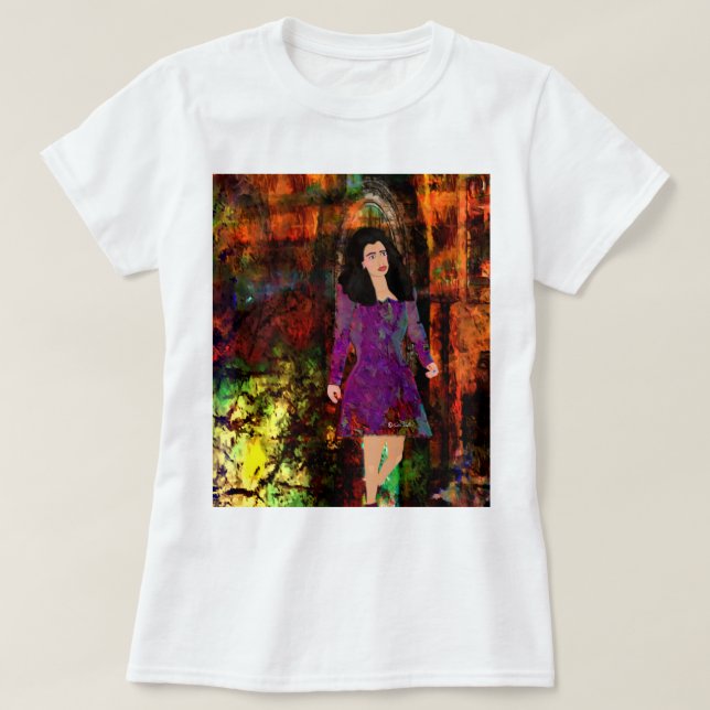 Gå på LeeMariie's kreativa design T Shirt (Design framsida)
