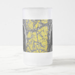 Gå på linjen Frosted Glass Beer Mugg