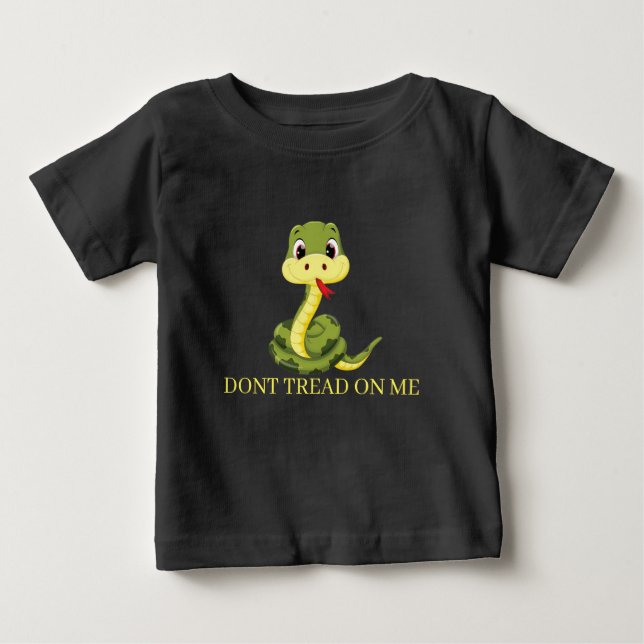 Gå PÅ MIG Gadsden Snake T Shirt (Framsida)