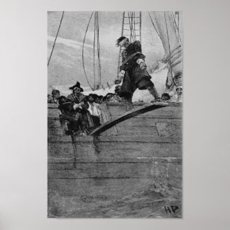 "Gå på Plank" Poster