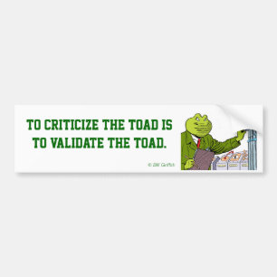 Gå på, sporra toad.en bildekal