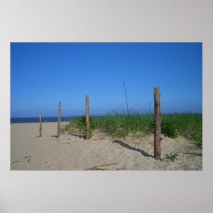 Gå på strand poster