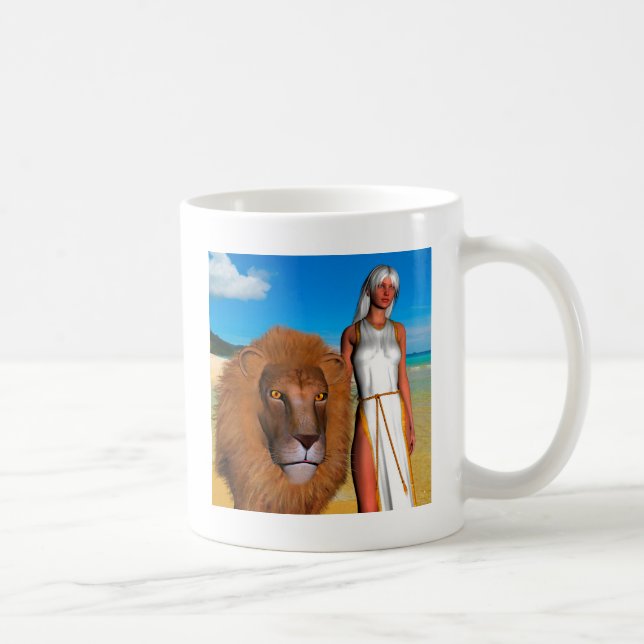 Gå på stranden kaffemugg (Höger)