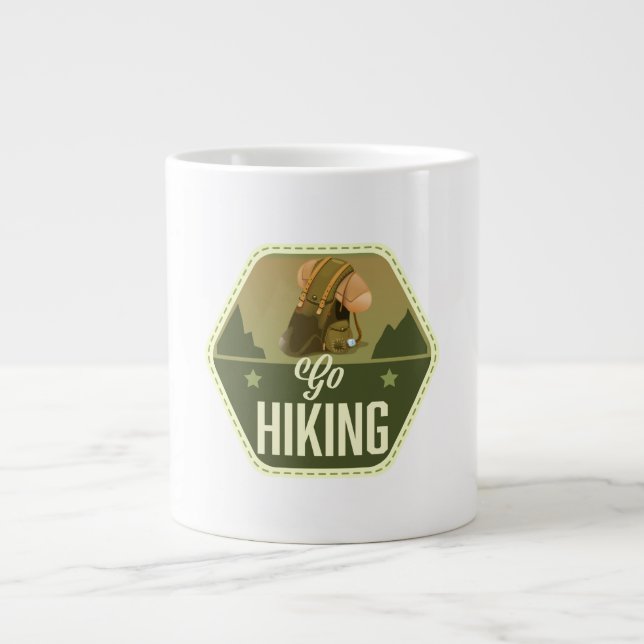 Gå på vandring Lapp Jumbo Mugg (Framsidan)