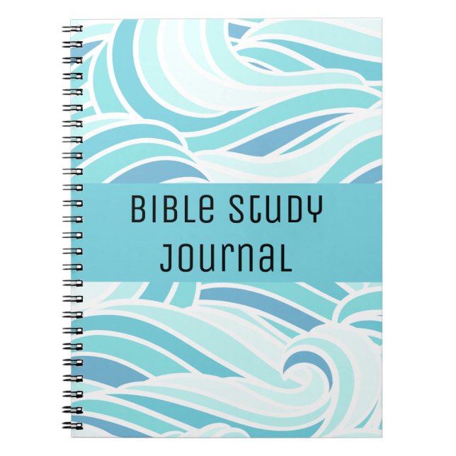 Gå på Vatten Bibelstudien Journal Anteckningsbok (Framsidan)