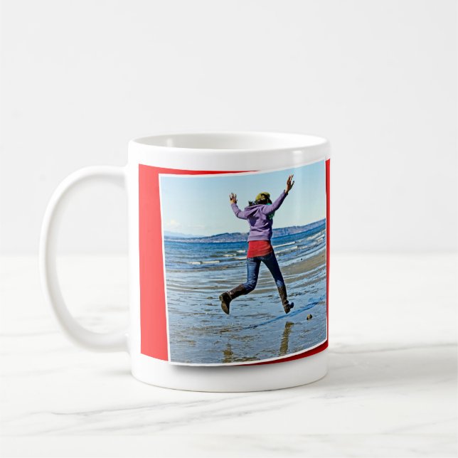 Gå på vatten kaffemugg (Vänster)