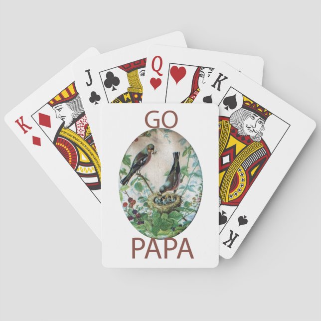 Gå Pappa Kortlek (Baksidan)