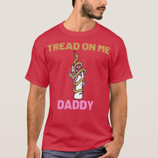 Gå pappa-snake-etikett t shirt