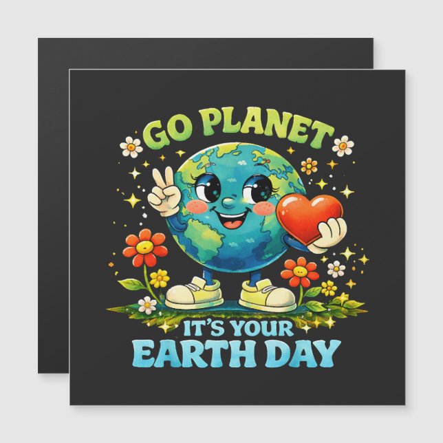 Gå Planet Det är din Jordens dag grön (Fram/baksida)