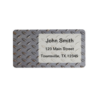 Gå plåt adressetikett