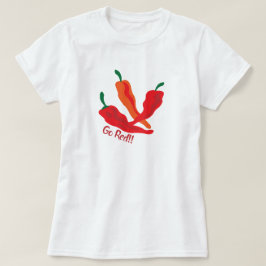 Gå Red! Chile paprika T Shirt