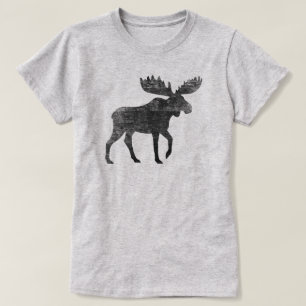 Gå riden ut bleknad stil för älg Silhouette Tröja