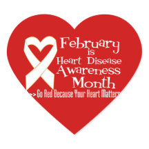 Gå röd för hjärtsjukdomens medvetandegrad månad