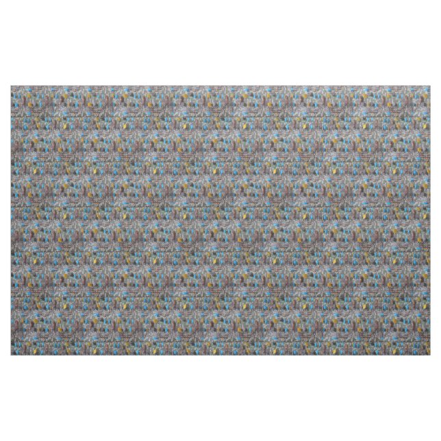 Gå runt designtyg tyg (Fat Quarter)