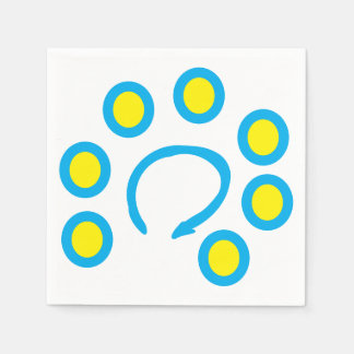 Gå runt Napkins Pappersservett