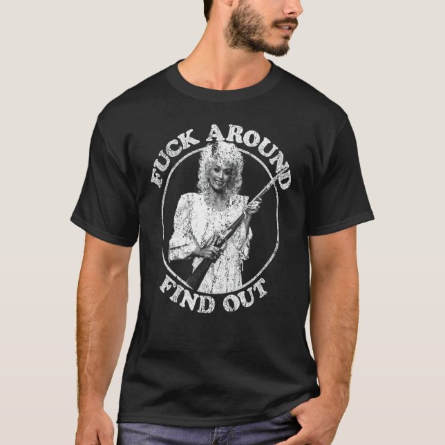 Gå runt och ta reda på t shirt (Framsida)