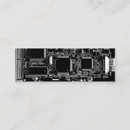 Gå runt smalan för b- & för W 2 visitkortgrå färg Mini Visitkort