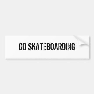 GÅ SKATEBOARDING BILDEKAL
