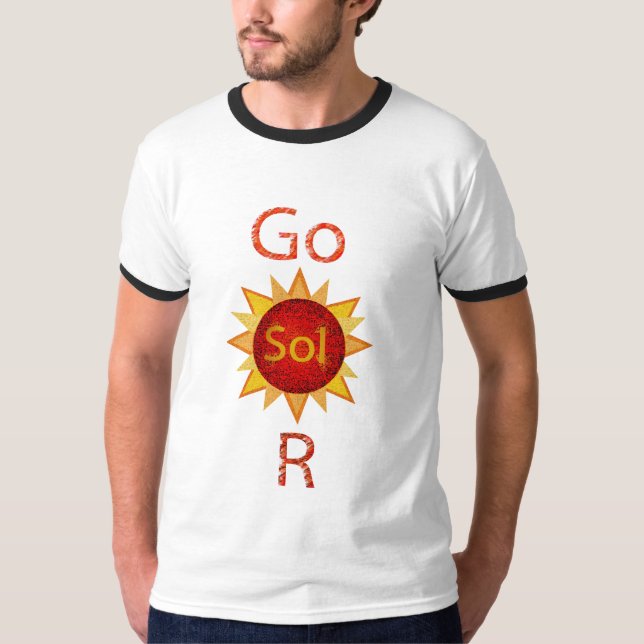 Gå sol- tee shirt (Framsida)