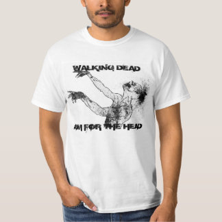 Gå som är dött, syfte för huvudet t-shirt