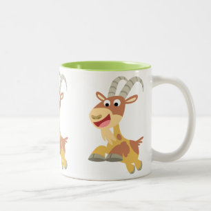 Gå! (söt tecknad get) Mugg