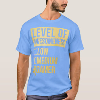 Ga-spel för spel med låg medvetandenivå t shirt